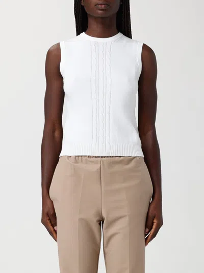 Mm Max Mara T-shirt Woman  In White