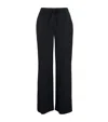 Mm Max Mara Technical Jersey Gerona Trousers In Blue