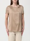 Mm Max Mara Shirt Woman  In Nude