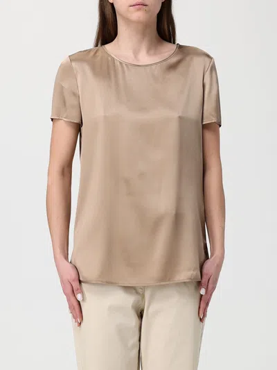 Mm Max Mara Shirt Woman  In Nude