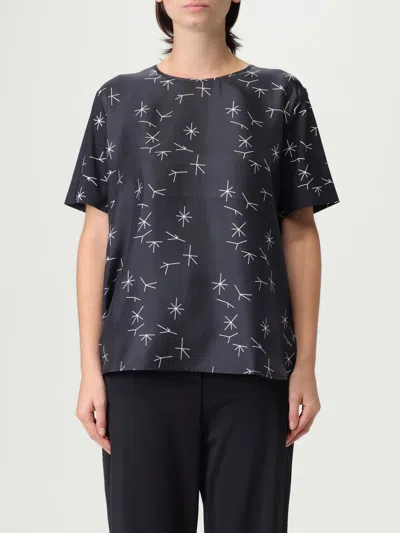 Mm Max Mara Top  Woman Color Black