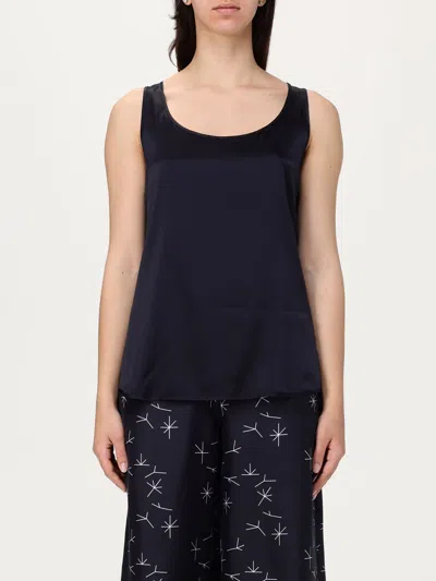 Mm Max Mara Top  Woman Color Blue In ブルー