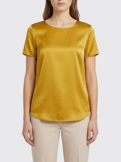 Mm Max Mara Top  Woman Color Yellow