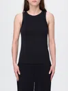 Mm Max Mara Cotton Top In Blue