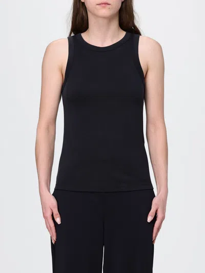 Mm Max Mara Cotton Top In Blue