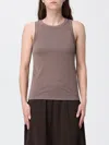 Mm Max Mara Cotton Top In Brown