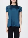 Mm Max Mara Silk Blouse In Brown