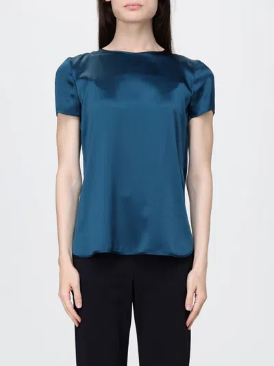 Mm Max Mara Silk Blouse In Brown