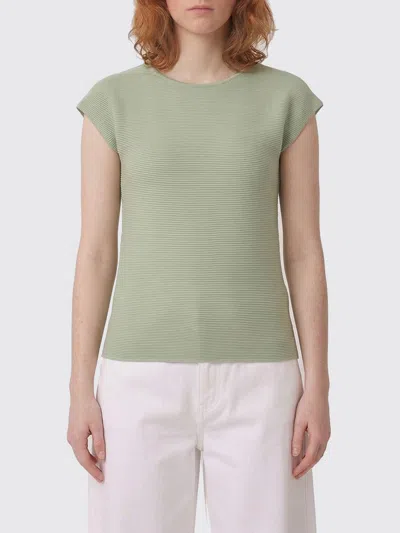 Mm Max Mara Knit Top In Green