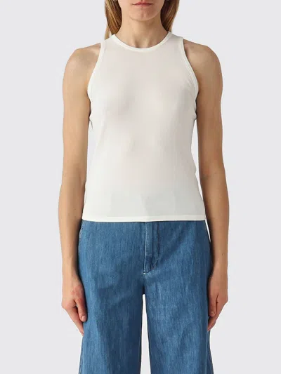 Mm Max Mara Sweater Woman In White