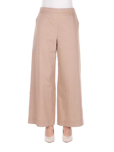 Mm Max Mara Trousers In Neutral