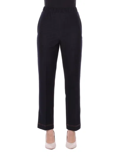 Mm Max Mara Trousers In Blue