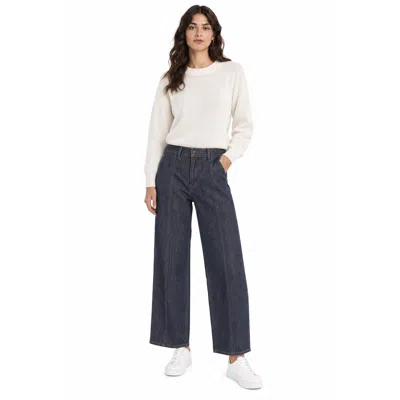 Mm Max Mara Trousers In Blu Navy Blu