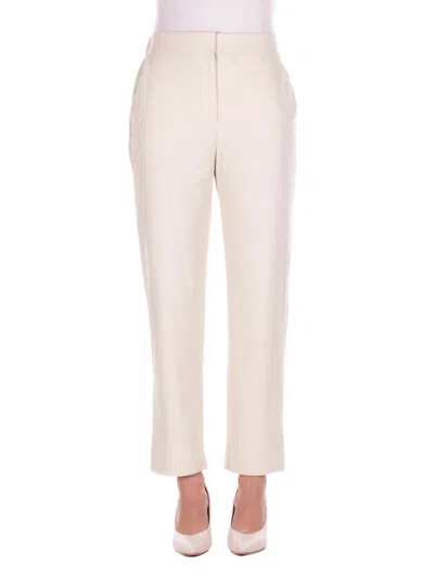 Mm Max Mara Trousers In Neutral