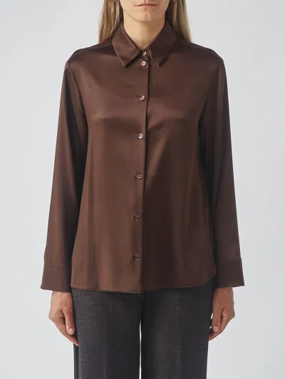 Mm Max Mara T-shirt Woman Color Cocoa In Brown