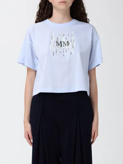 Mm Max Mara Sweater Woman In Blue
