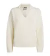 Mm Max Mara Virgin Wool Acceso Sweater In Neutral