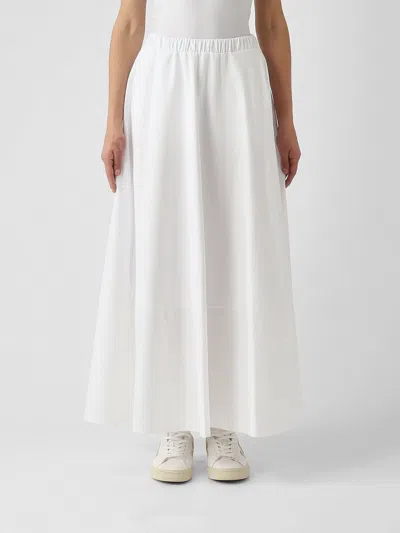 Mm Max Mara Skirt Woman In White