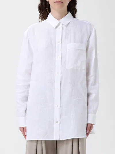 Mm Max Mara Max Mara Mm Linen Shirt In White