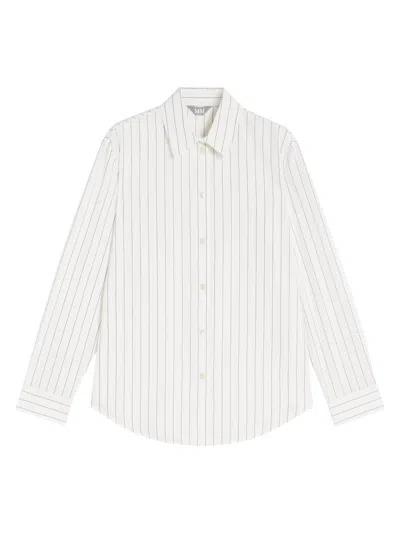 Mm Max Mara Women's Cotton Poplin Shirt In White