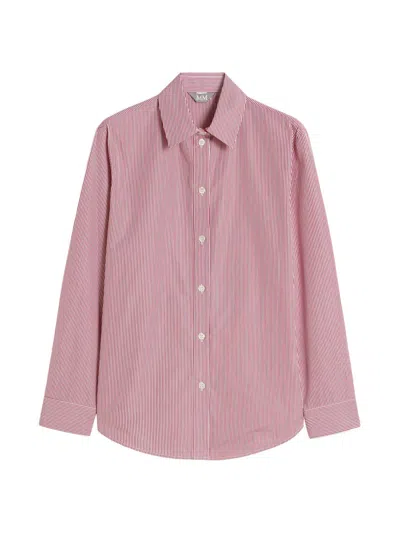 Mm Max Mara Women's Cotton Poplin Shirt In Red