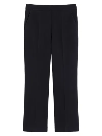 Mm Max Mara Women's Milano Jersey Trousers In Blue