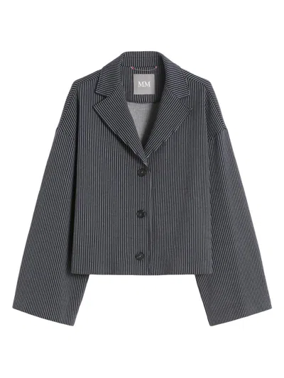 Mm Max Mara Women's Milano Knit Jersey Cropped Jacket In Pink