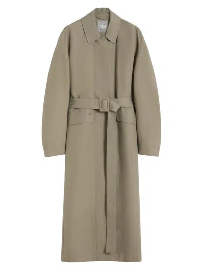 Mm Max Mara Women's Water Repellent Gabardine Trench Coat In Brown
