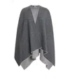 Mm Max Mara Wool-blend Brenta Scarf In Gray
