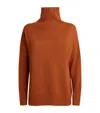 Mm Max Mara Wool Mino Sweater In Brown