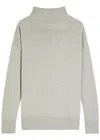 Mm Mino Turtle-neck Wool Jumper In Green