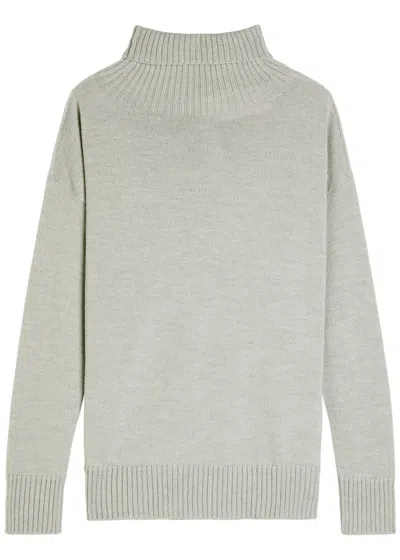 Mm Mino Turtle-neck Wool Jumper In Green