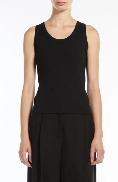 Mm Mirano Rib Tank In Black