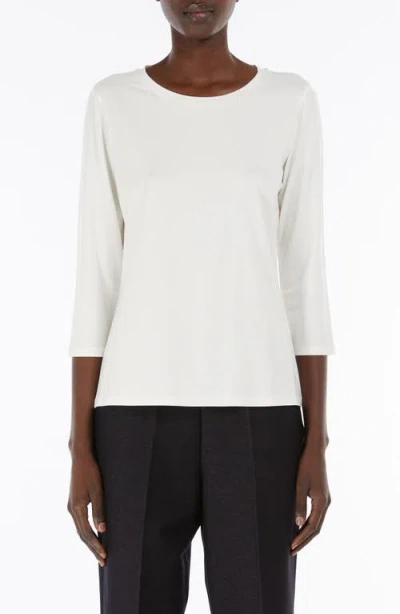 Mm Moritz Stretch Cotton Top In White