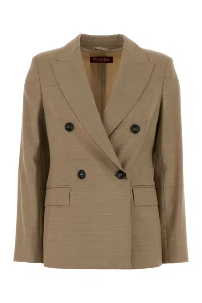 Mm Studio Blazer In Beige