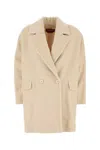 Mm Studio Max Mara Studio Coats In Beige O Tan