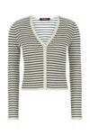Mm Studio Embroidered Silk Blend Trieste Cardigan