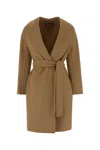 Mm Studio Estremo Wool Blend Jacket In Brown