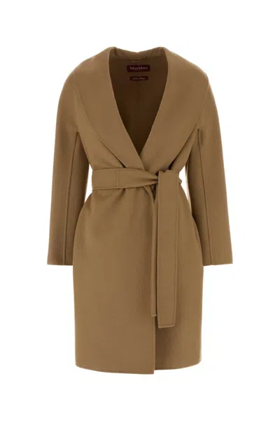 Mm Studio Estremo Wool Blend Jacket In Brown