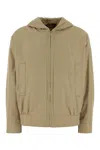 Mm Studio Beige Cotton Risorsa Jacket In Nude