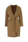 Mm Studio Estremo Wool Blend Jacket In Brown