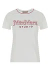 Mm Studio Pugnale Cotton T-shirt In White