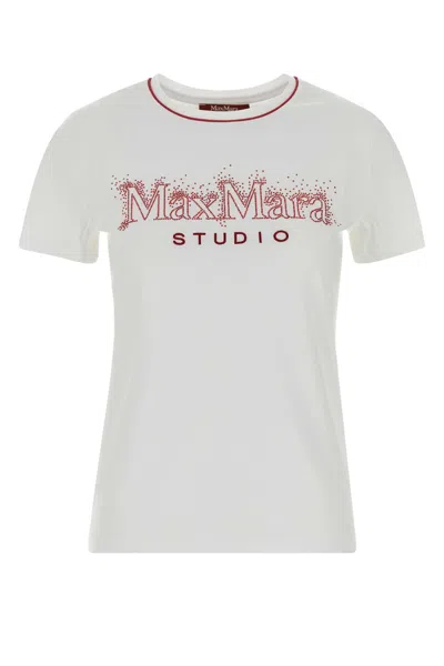 Mm Studio Pugnale Cotton T-shirt In White