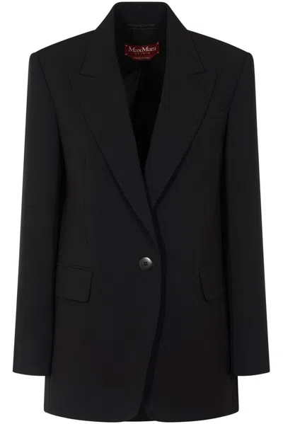 Mm Studio White Triacetate Blend Furetto Blazer