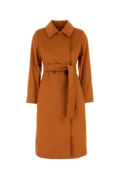 MM STUDIO WHITE WOOL BCOLLAG COAT