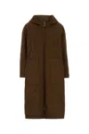 Mm The Cube Reversible Bosco Polyester Jacket In Brown