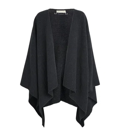 Mm Wool-blend Cardigan In Grey