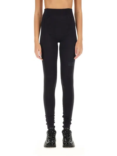Mm6 By Maison Margiela X Salomon Leggings With Logo In Black