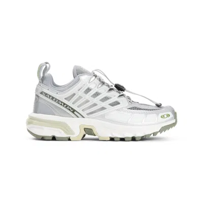 Mm6 By Maison Margiela X Salomon Multicolor Sneakers With Lacing System In White