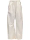 Mm6 Maison Margiela Cotton Flared Trousers In ホワイト